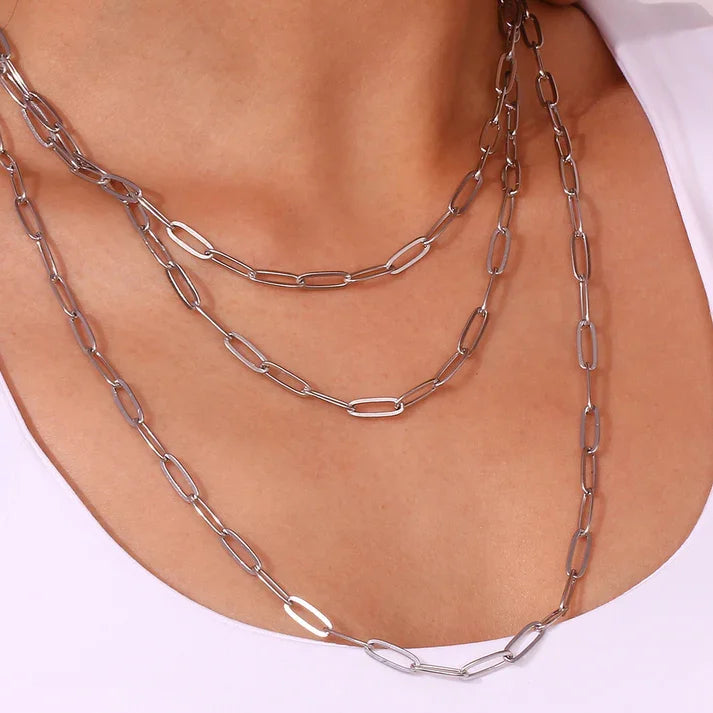 Lia Paperclip Necklace