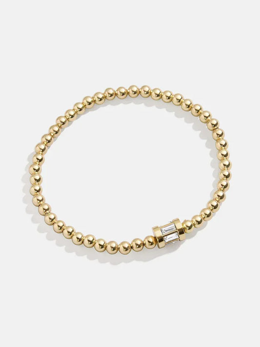 Fresnes Bracelets in Gold with Crystal