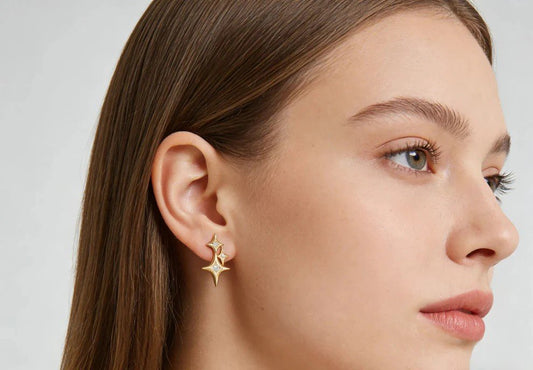 Agnes Earrings in Gold