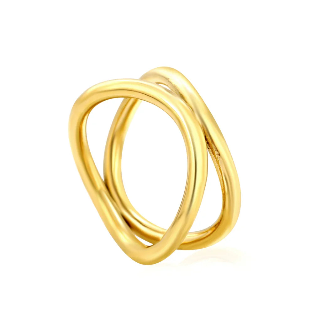 Mare Open Ring in Gold