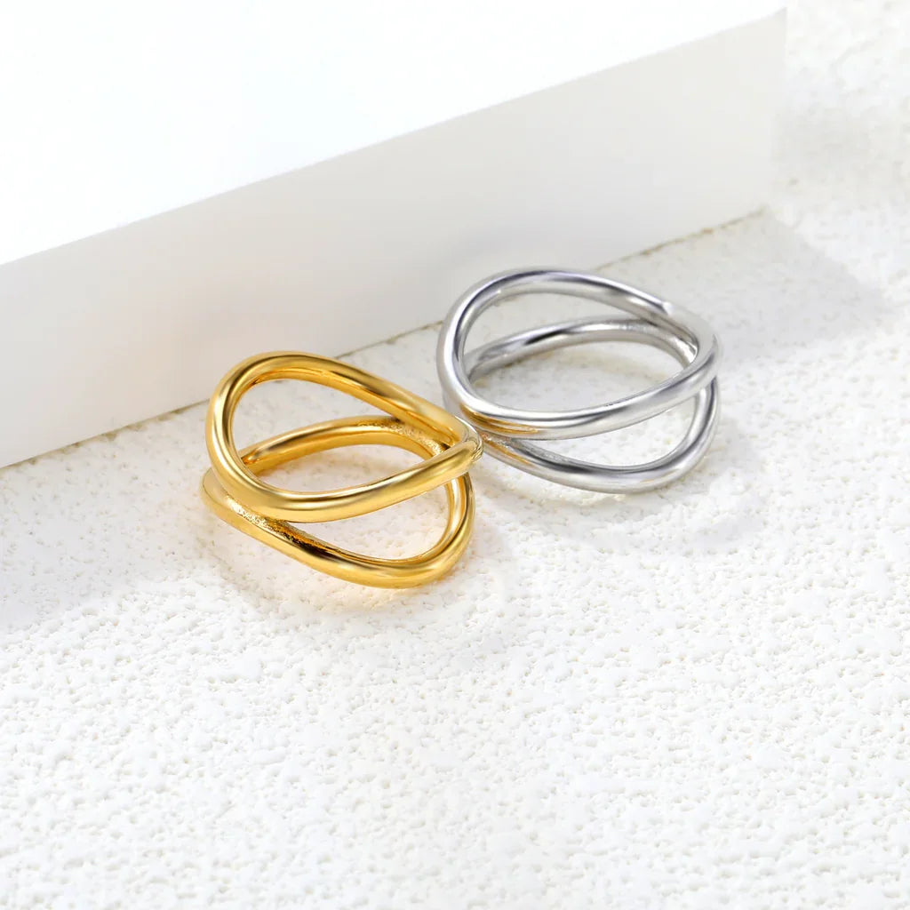 Mare Open Ring in Gold