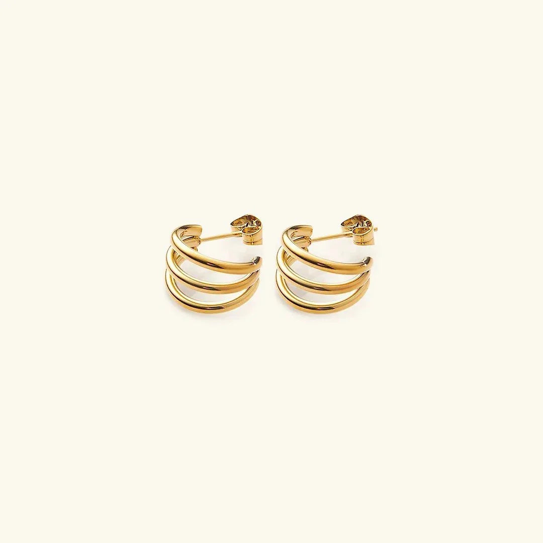 Small Lizzie Hoop Earrings