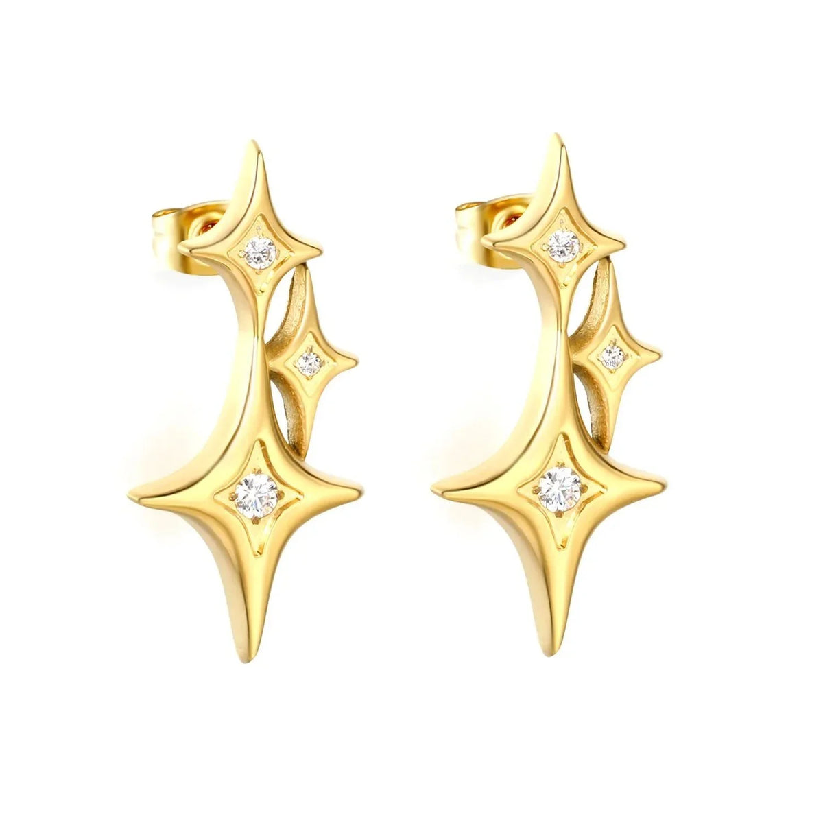 Agnes Earrings in Gold