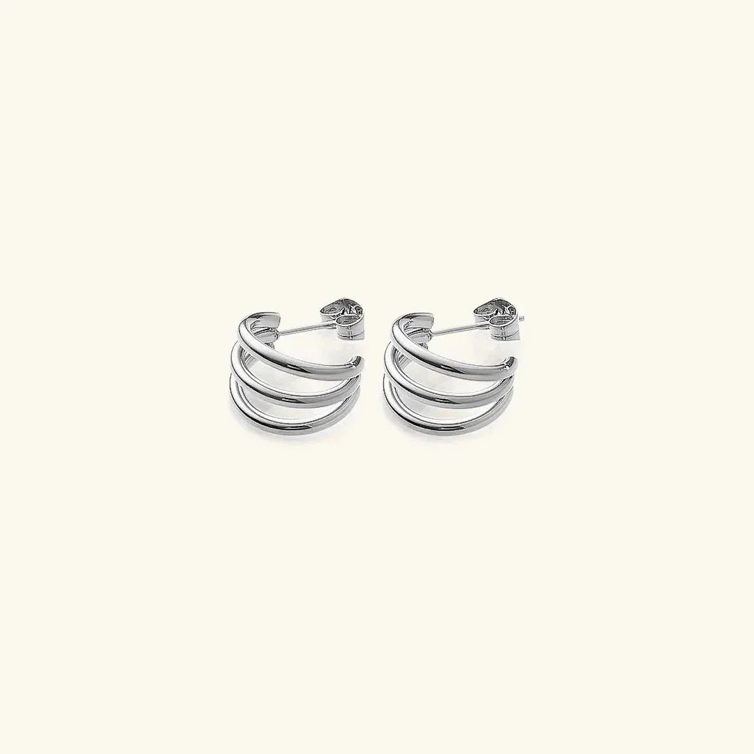 Small Lizzie Hoop Earrings