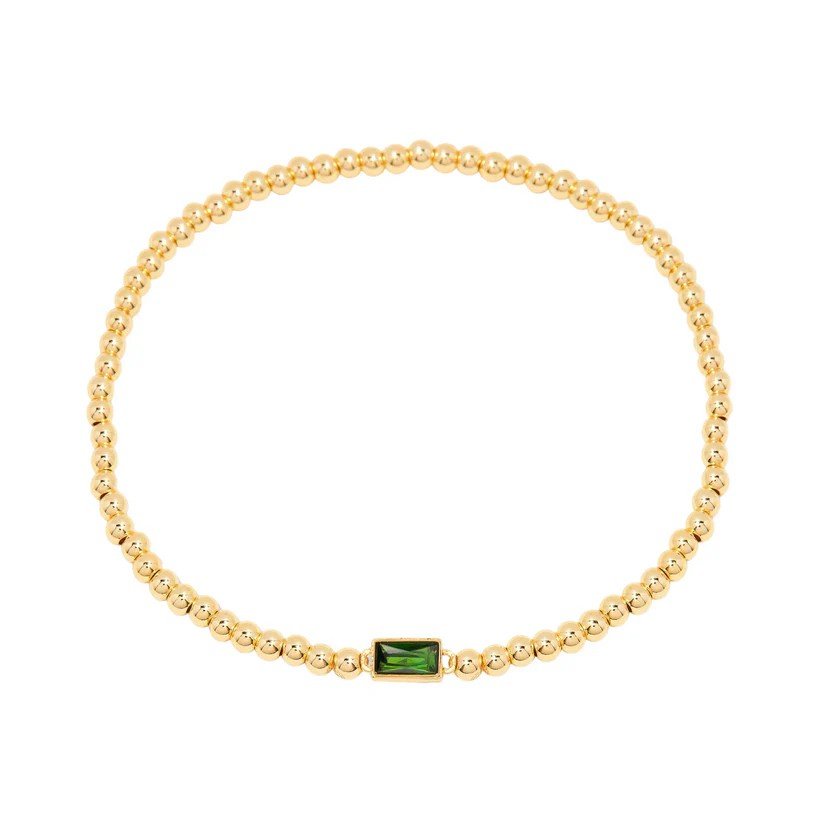 Betsy Birthstone Beaded Bracelet