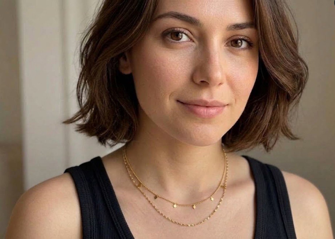 Jasmine Multi Strand Necklace in Gold