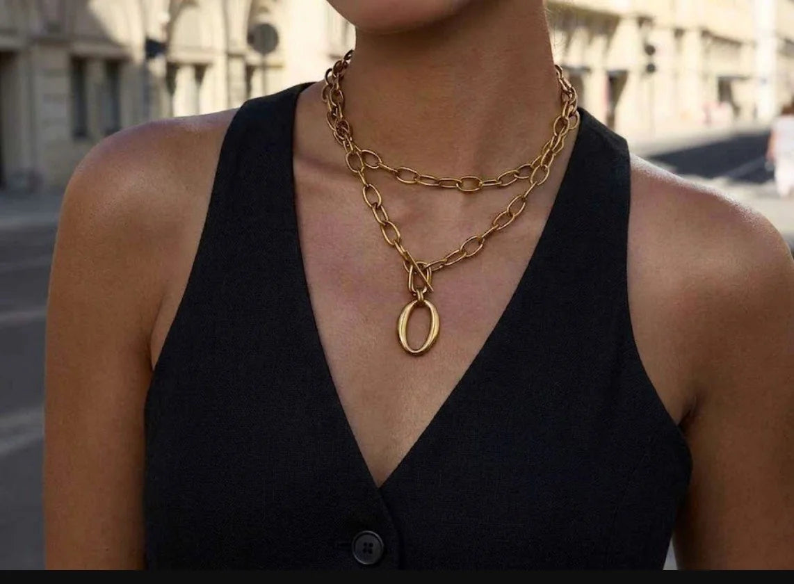 Norah Necklace in Gold