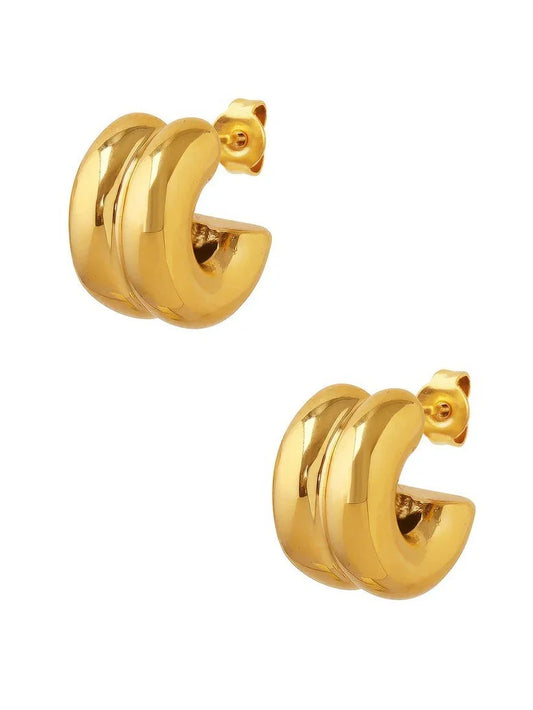 Gironde Earrings in Gold