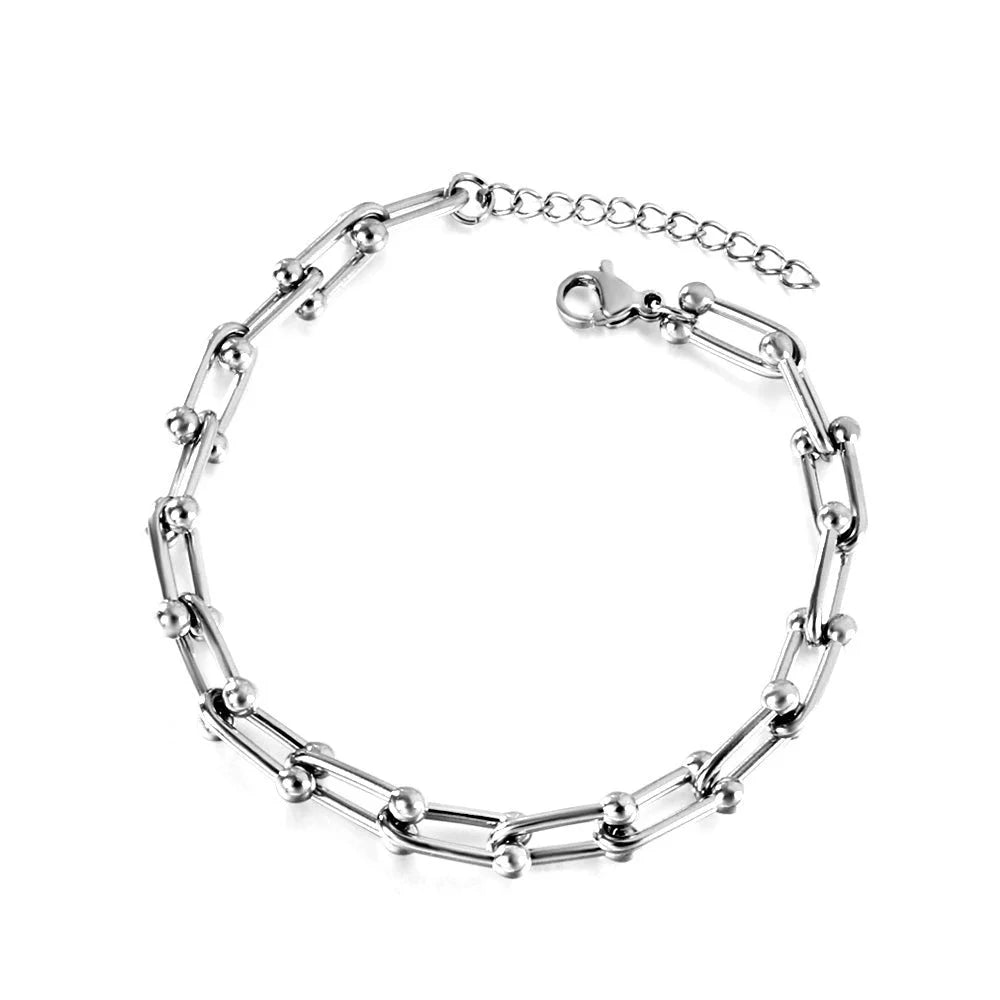 Aurora Chain Bracelet in Silver