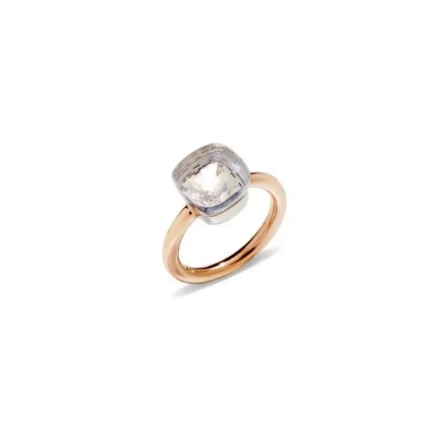 Quinn Crystal Ring in Gold
