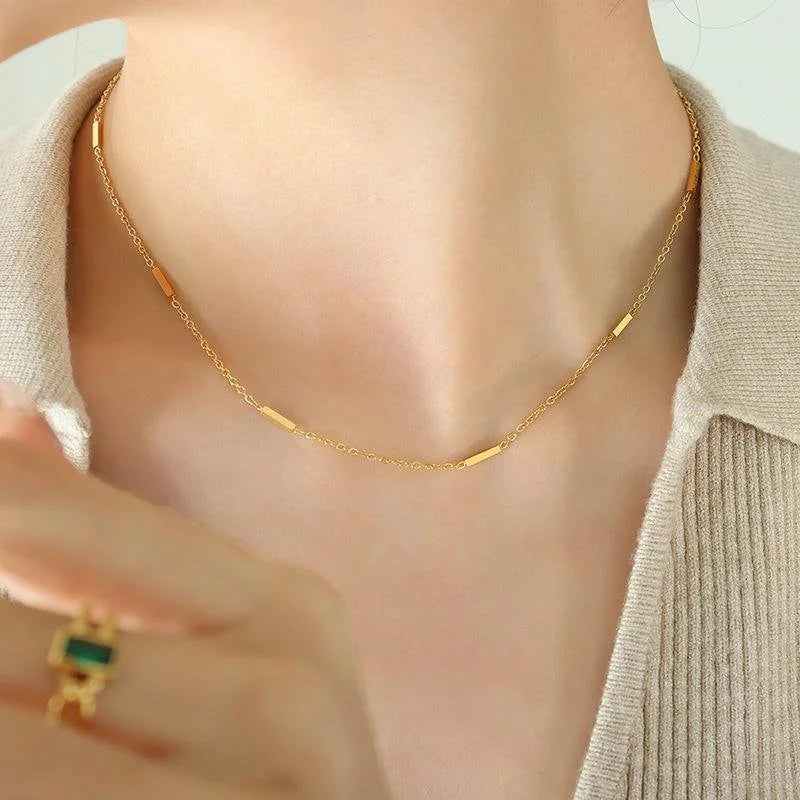Rosalie Chain Necklace in Gold