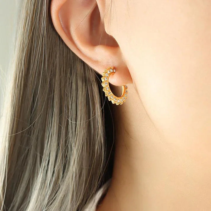 Aurillac Earrings in Gold