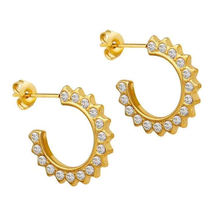 Aurillac Earrings in Gold